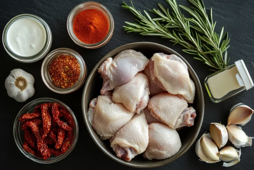 Ingredients for Marry Me Chicken Soup recipe