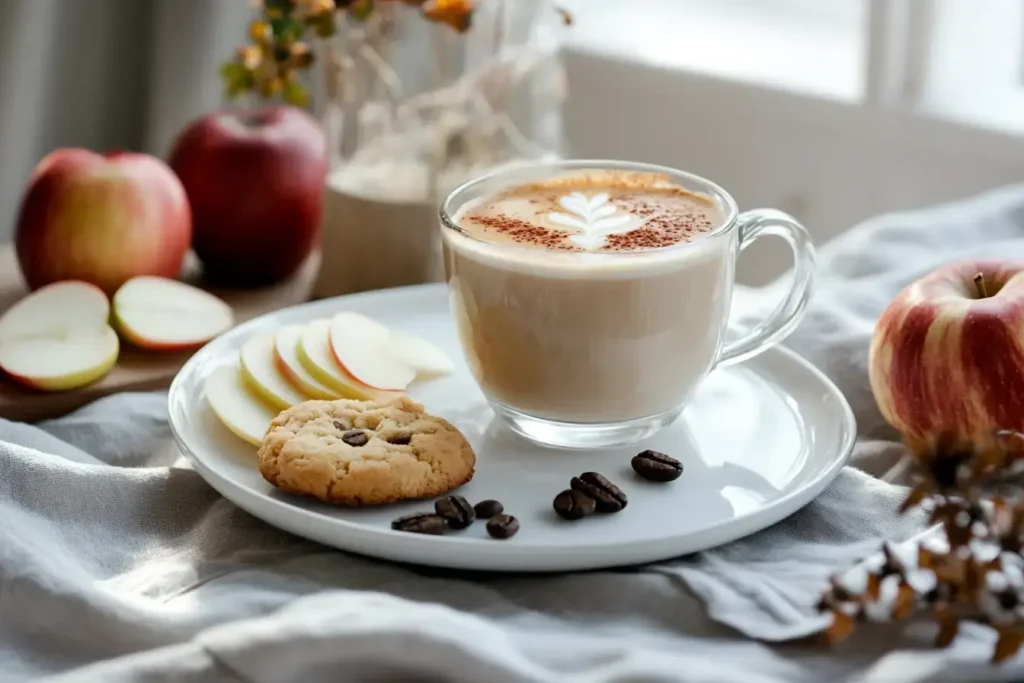 A Stylish Table Setting With Coffee Cake Cookies