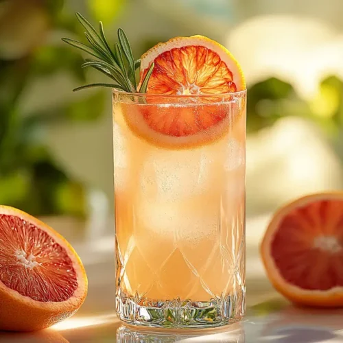 Seedlip Grove Citrus Mocktail In A Chilled Glass