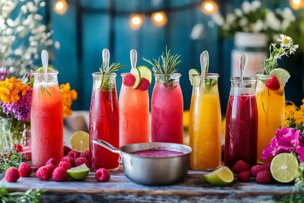 Creative Shirley Temple Soda Variations Including Herb Infused Syrup And Diy Soda Bar Setup