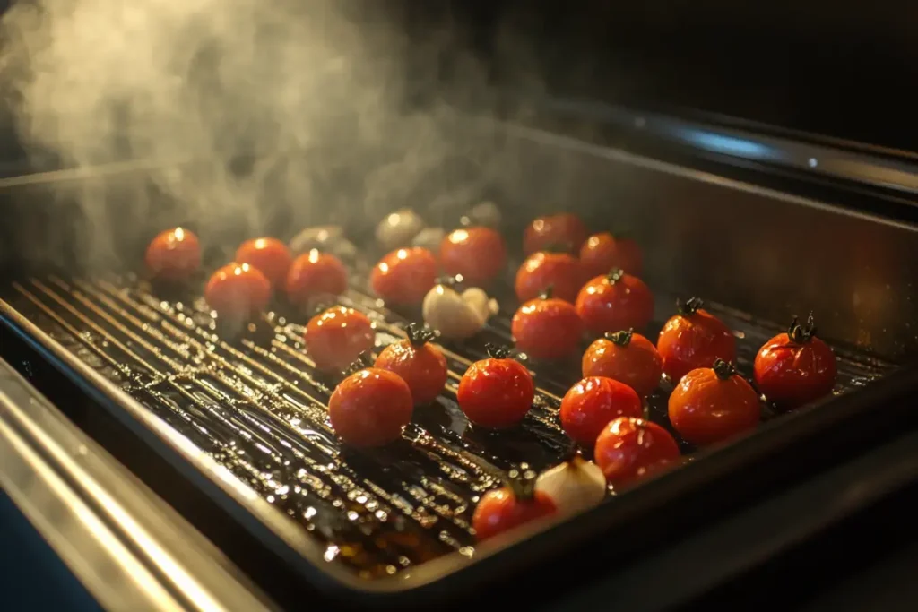 Jammy Cherry Tomatoes For Focaccia, Mid Roast