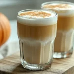 Pumpkin Spice Chai Latte With Spices And Pumpkin Puree.