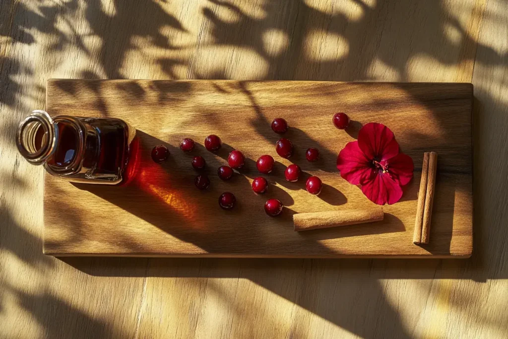Schisandra Berries And Hibiscus For Herbal Tea