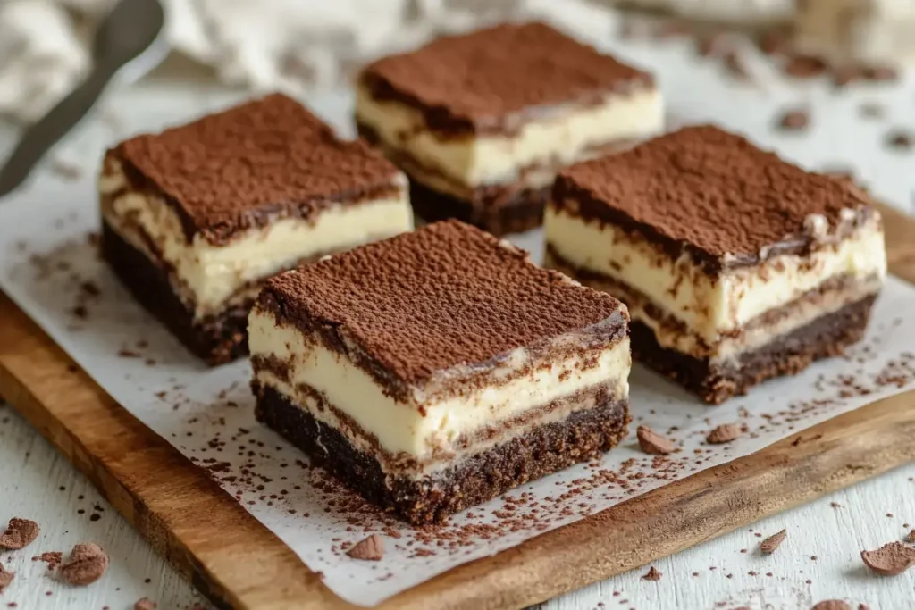 Tiramisu Brownies