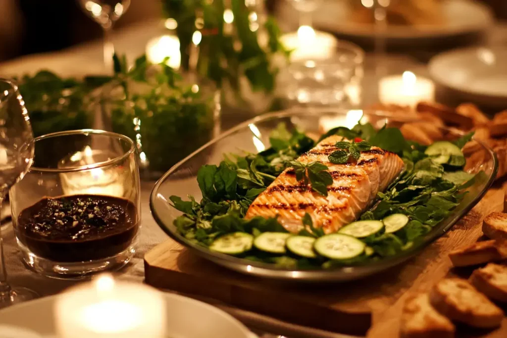 Pairing Grilled Salmon With Salad