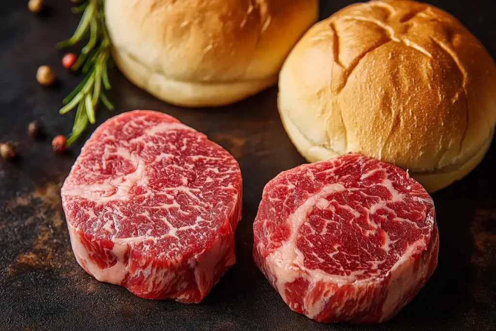 Premium Wagyu Beef Texture Compared To Fresh Bakery Buns
