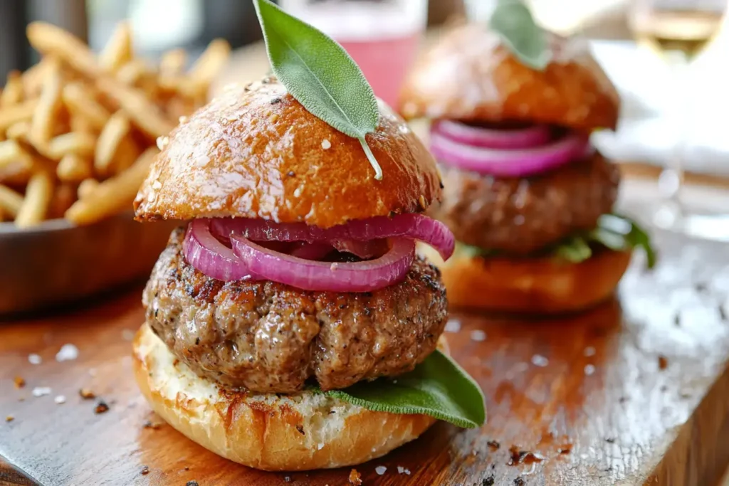 Wagyu Slider And Premium Side Dish Pairings