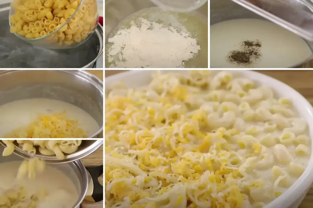 Step By Step Process Of Making Cabot Mac And Cheese